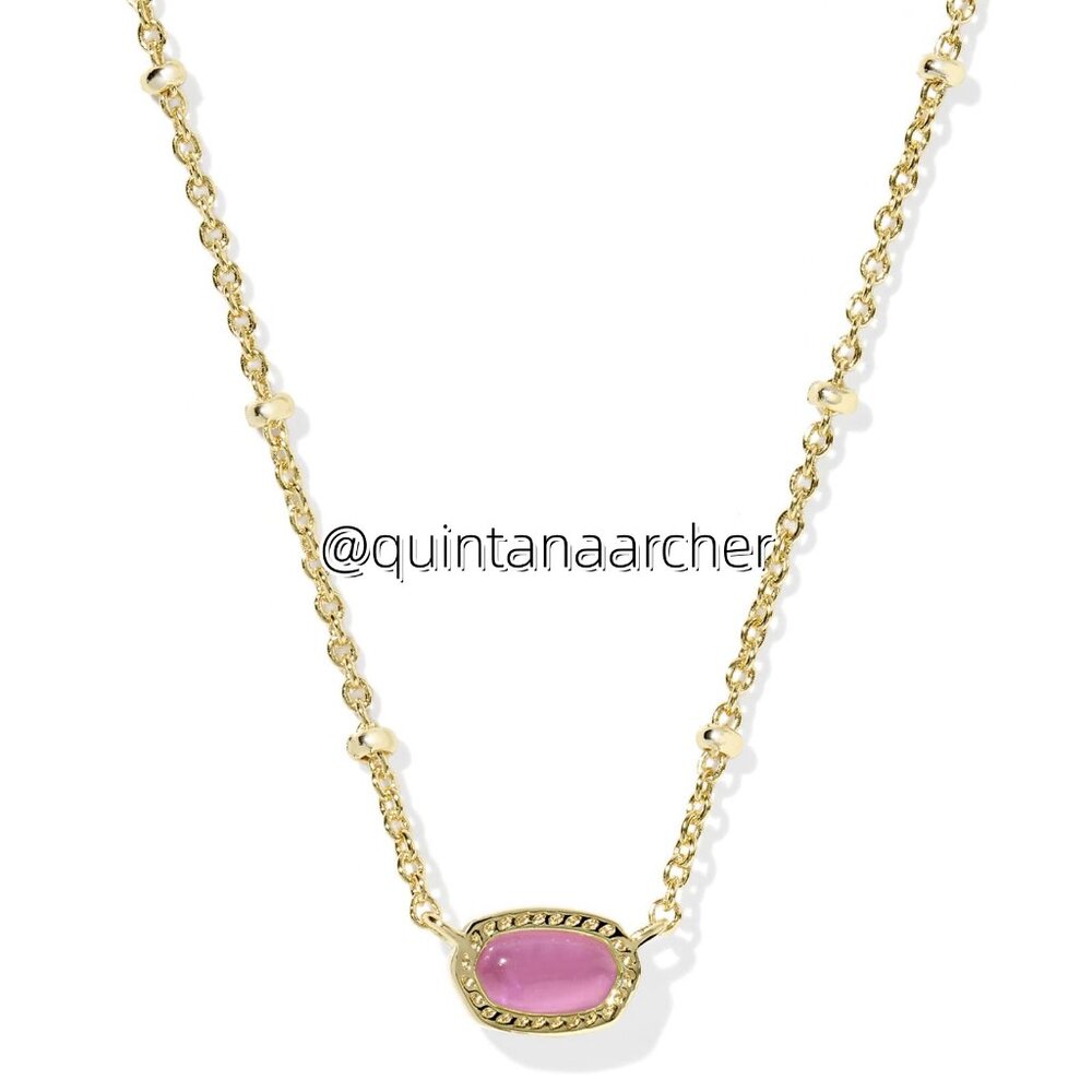 Mini Elisa Gold Satellite Short Pendant Necklace